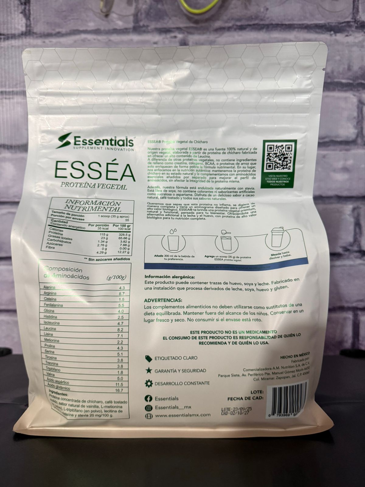 Proteína Vegana ESSÉA - Essentials